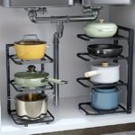 Sorty™ Stainless Steel Pot Rack Organizer