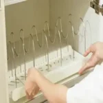 expandable pot and pan organizer for cabinet