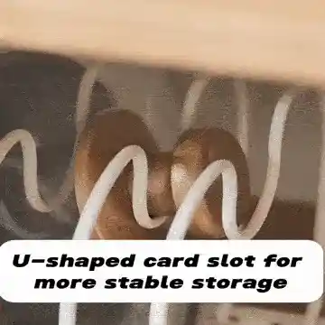 U-shape card slot stability