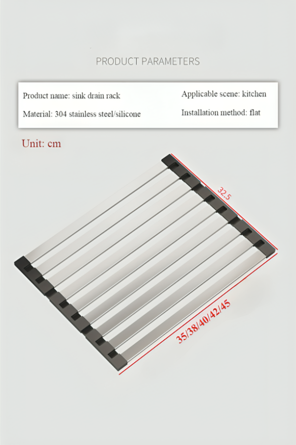 Sorty Roll-Up Dish Drying Rack