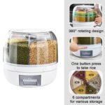 Sorty 360° Rotating Food Dispenser (6-Grid)