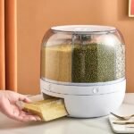 Sorty 360° Rotating Food Dispenser (6-Grid)