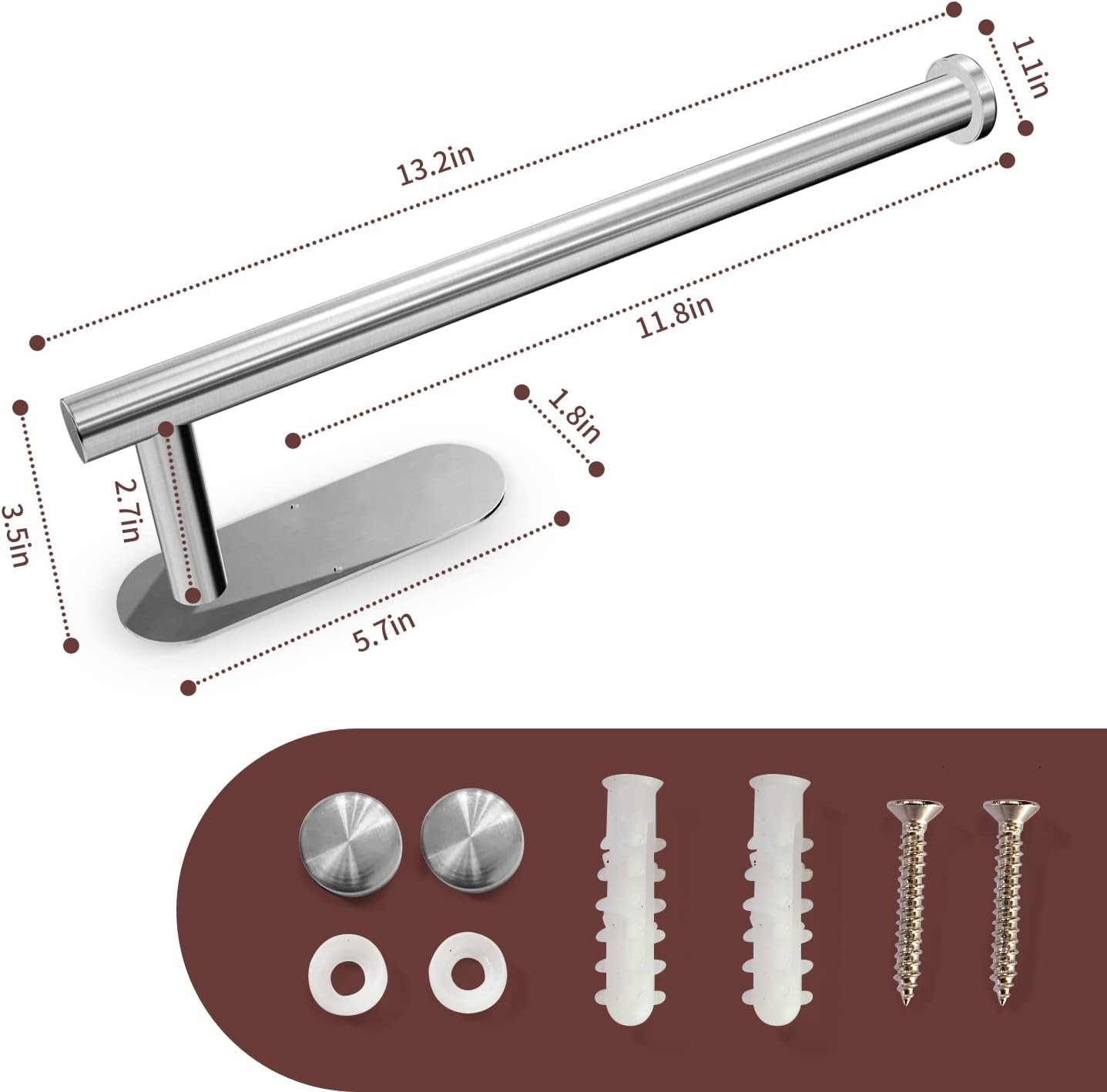 Adhesive Paper Towel Holder