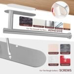 The Sorty Adhesive Paper Towel Holder – Under Cabinet & Wall Mount