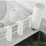 The Sorty Adjustable Set of Two Cup Drying Rack Attachment for Dish Racks