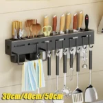 The Sorty All-in-One Wall Mounted Knife Rack & Utensil Holder