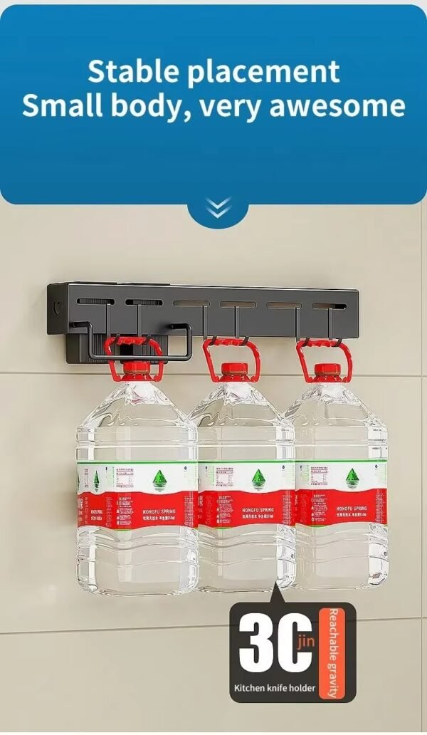 The Sorty All-in-One Wall Mounted Knife Rack & Utensil Holder