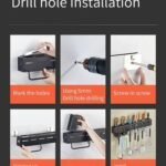 The Sorty All-in-One Wall Mounted Knife Rack & Utensil Holder