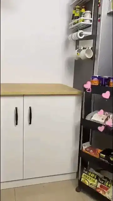 Slim Rolling Storage Cart Slim Rolling Pantry Cart
