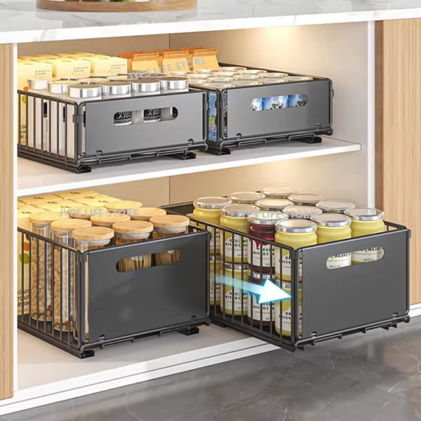 slide out pantry drawers (1) Slide out cabinet organizer