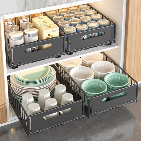 slide out pantry drawers (2) Sorty™ Slide-Out Cabinet Organizer