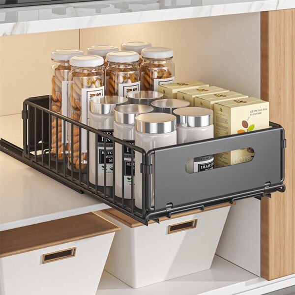slide out pantry drawers (4) Slide out cabinet organizer